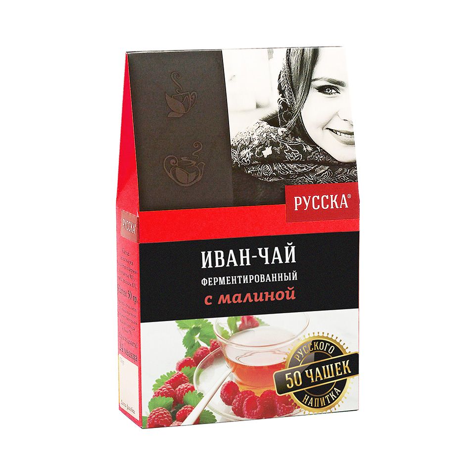 Иван-чай с малиной | 50 г | Русска