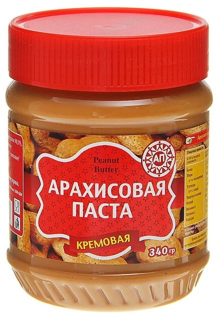 Паста арахисовая Кремовая | 340 г | Азбука продуктов
