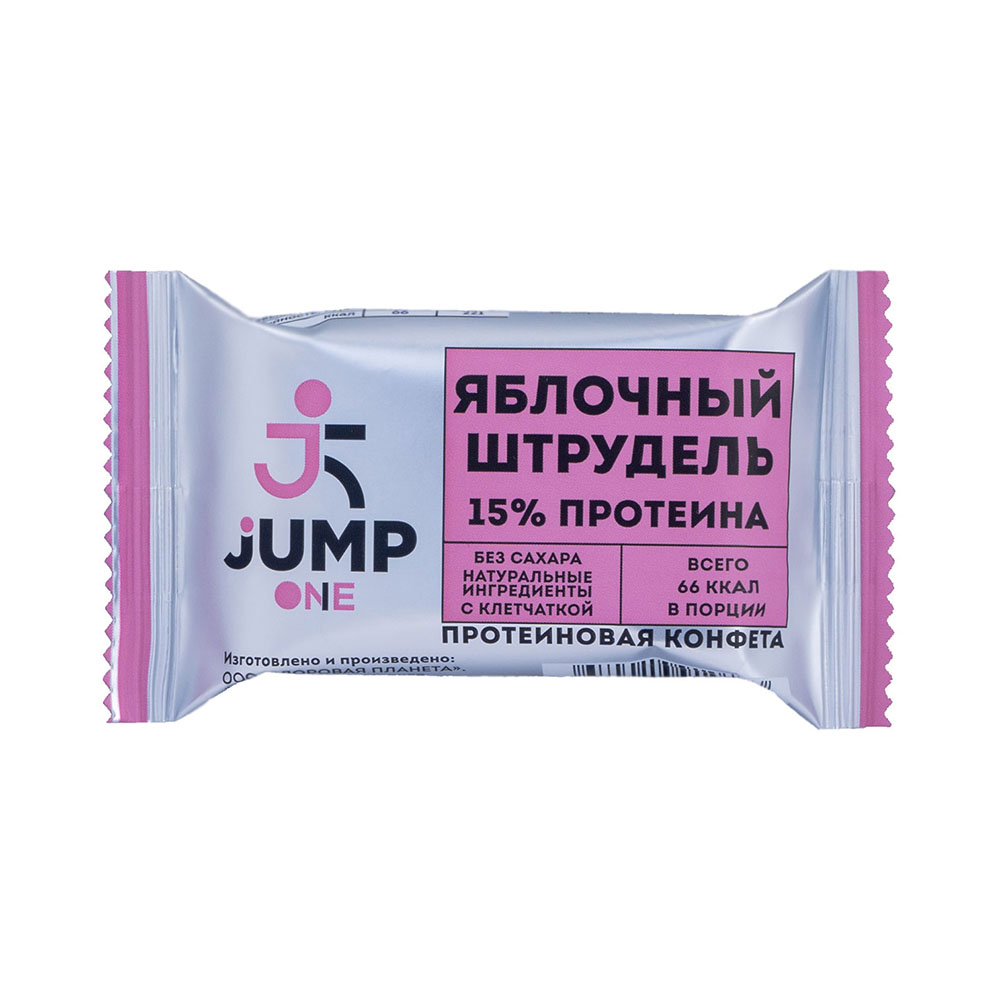 Конфета протеиновая Яблочный штрудель One | 30 г | Jump
