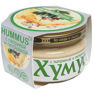 Хумус с паприкой и петрушкой | 200 г | Полезные продукты