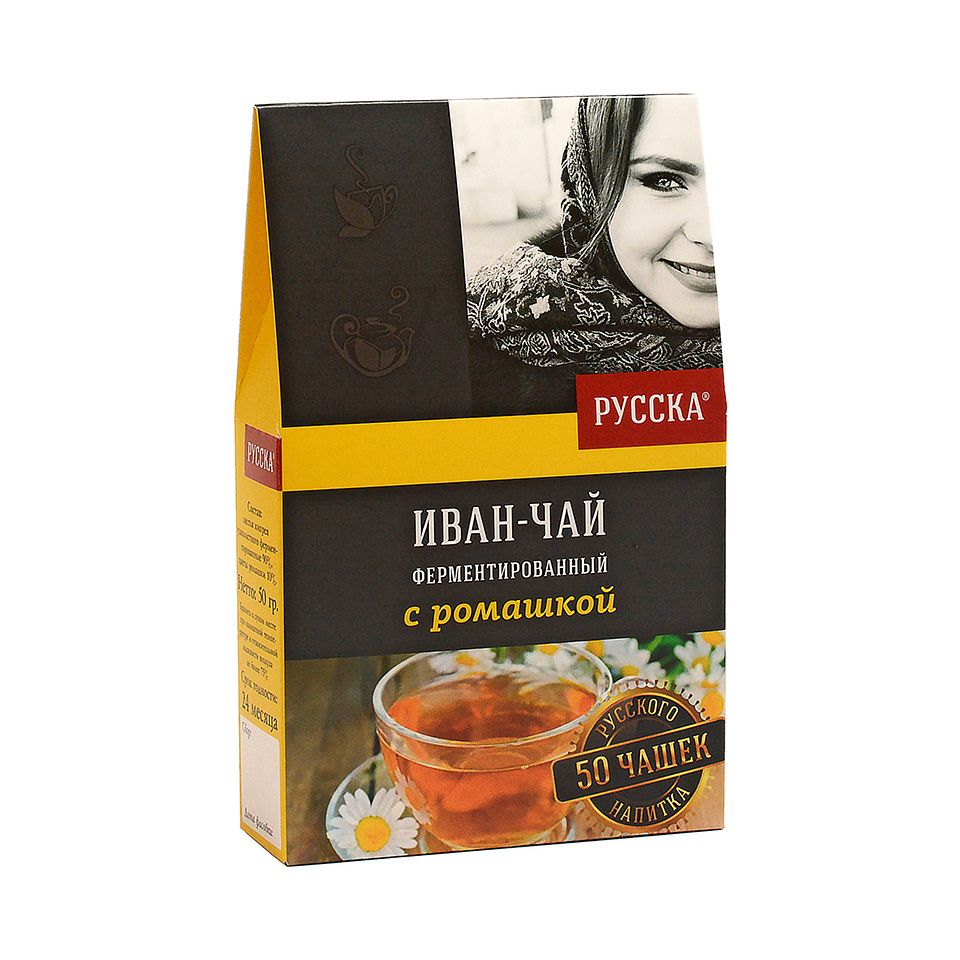 Иван-чай с ромашкой | 50 г | Русска