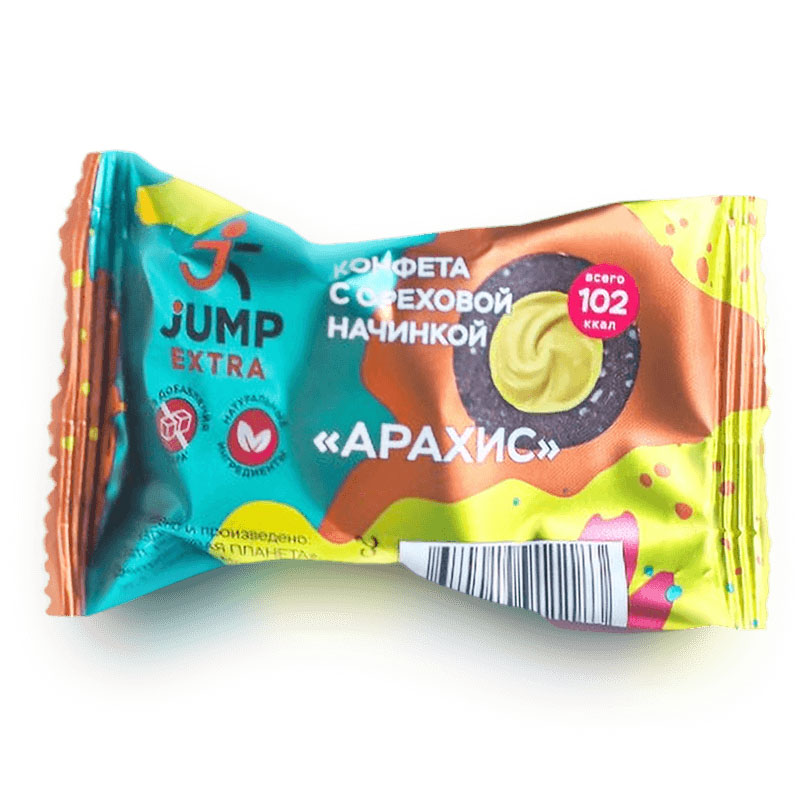 Конфета протеиновая Арахис Extra | 30 г | Jump