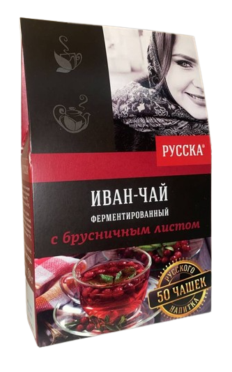 Иван-чай с брусничным листом | 50 г | Русска