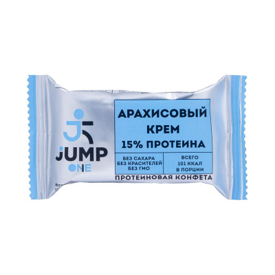 Конфета протеиновая Арахисовый крем One | 30 г | Jump