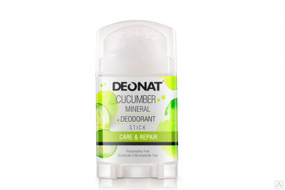 Дезодорант с экстрактом Огурца выдвигающийся | 100 г | DeoNat