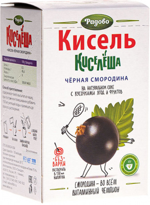 Кисель Киселеша Смородина черная | 30г | Радово